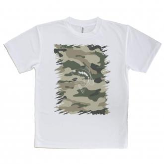 【Tシャツ】迷彩&ブラックバスのイラスト　パート2