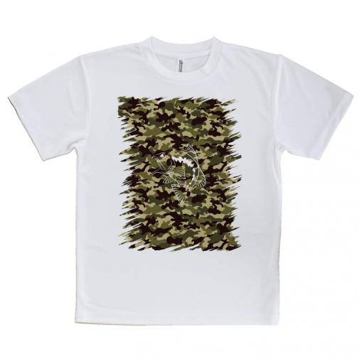 【Tシャツ】迷彩&ブラックバスのイラスト　パート3