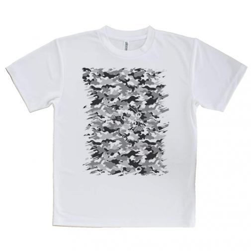 【Tシャツ】迷彩&ブラックバスのイラスト　パート5