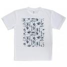 【Tシャツ】トラウトのシームレスパターン