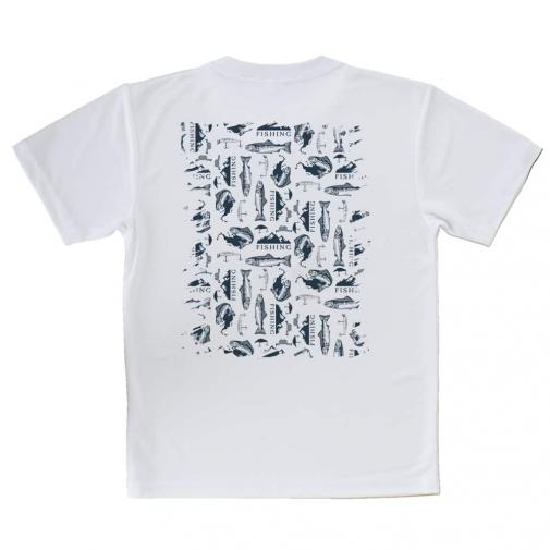 【Tシャツ】トラウトのシームレスパターン