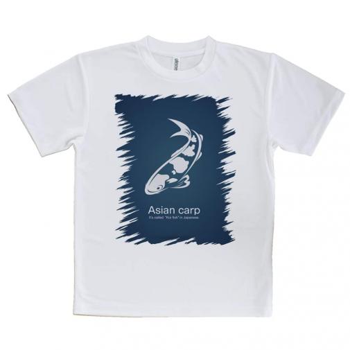 【Tシャツ】錦鯉(アジアン　カープ)　ブルー