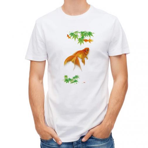 【Tシャツ】金魚の可愛いイラスト