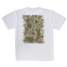 【Tシャツ】墨跡　迷彩大柄　ベージュカラー