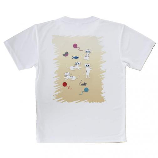 【Tシャツ】白猫の日常