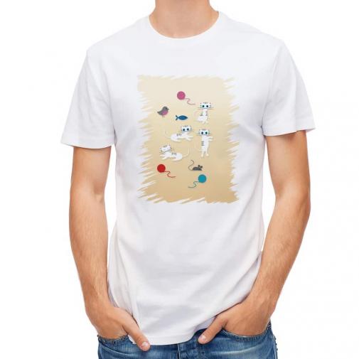 【Tシャツ】白猫の日常