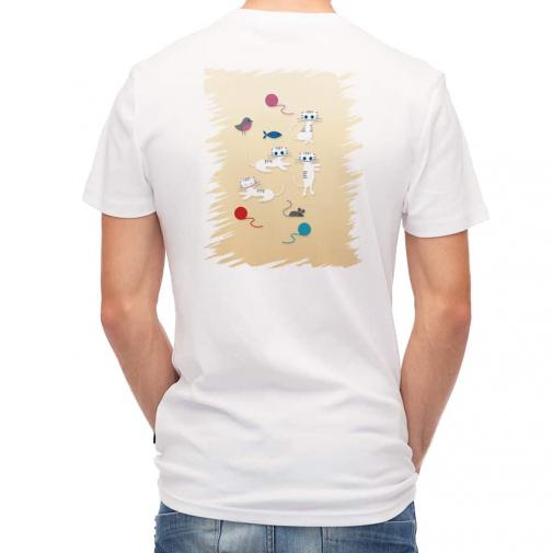 【Tシャツ】白猫の日常