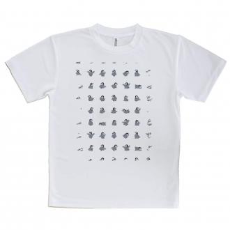 【Tシャツ】かわいいペンギンのシームレスパターン