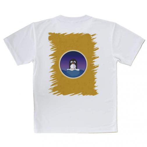 【Tシャツ】ペンギンのバッジ