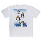 【Tシャツ】キャラクター風　ペンギンのイラスト