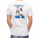 【Tシャツ】キャラクター風　ペンギンのイラスト