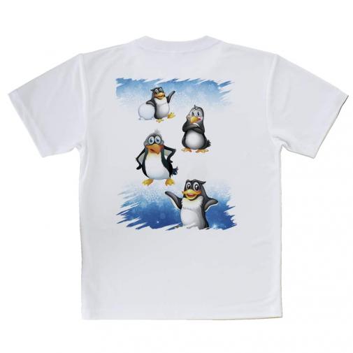 【Tシャツ】キャラクター風　ペンギンのイラスト