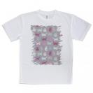 【Tシャツ】おどけた猫のシームレスパターン