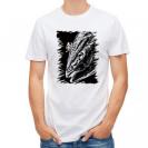 【Tシャツ】鰤(ブリ)　墨絵風　黒