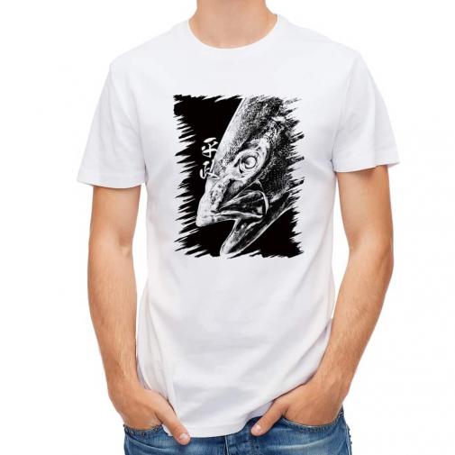 【Tシャツ】平政(ヒラマサ)墨絵風　黒