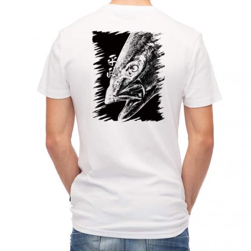 【Tシャツ】平政(ヒラマサ)墨絵風　黒