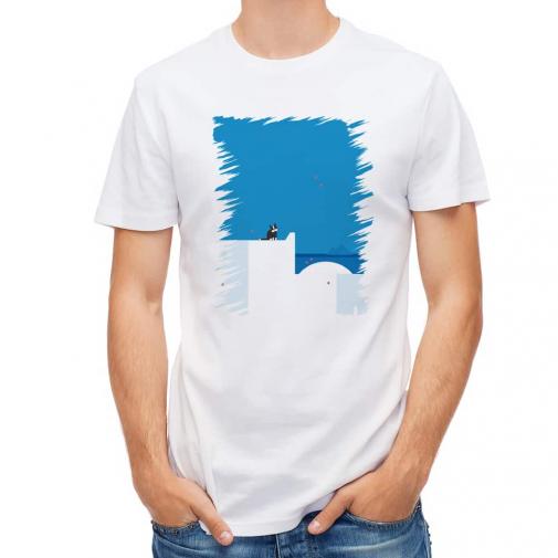 【Tシャツ】冬に一人ぽっちの犬