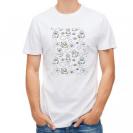 【Tシャツ】ほのぼの猫の手書きイラスト