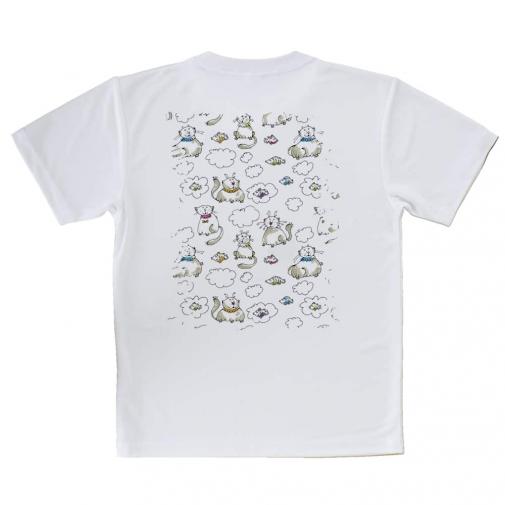 【Tシャツ】ほのぼの猫の手書きイラスト