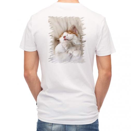 【Tシャツ】昼寝する猫(ネコ)