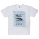 【Tシャツ】機会はどの場所にもある。釣針を垂れて常に用意せよ。釣れまいと思うところに常に魚あり。