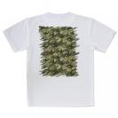 【Tシャツ】サメ(SHARK)　迷彩柄　ブラウンカラー