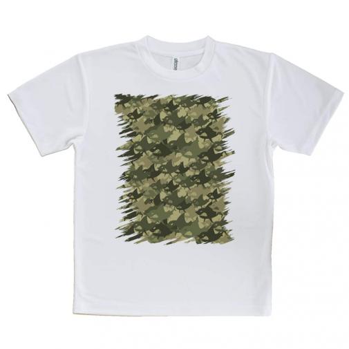 【Tシャツ】サメ(SHARK)　迷彩柄　ブラウンカラー