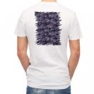 【Tシャツ】サメ(SHARK)　迷彩柄　パープルカラー