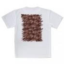 【Tシャツ】サメ(SHARK)　迷彩柄　チョコレートカラー