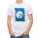 【Tシャツ】ハンマーヘッドシャーク　トロピカル風