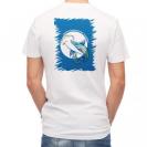 【Tシャツ】ハンマーヘッドシャーク　トロピカル風