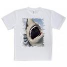 【Tシャツ】サメ「ジョーズ3」(JAWS 3) 　鋭い歯