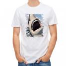 【Tシャツ】サメ「ジョーズ3」(JAWS 3) 　鋭い歯