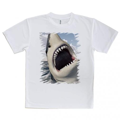 【Tシャツ】サメ「ジョーズ3」(JAWS 3) 　鋭い歯