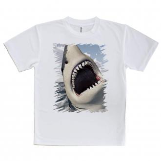 【Tシャツ】サメ「ジョーズ3」(JAWS 3) 　鋭い歯