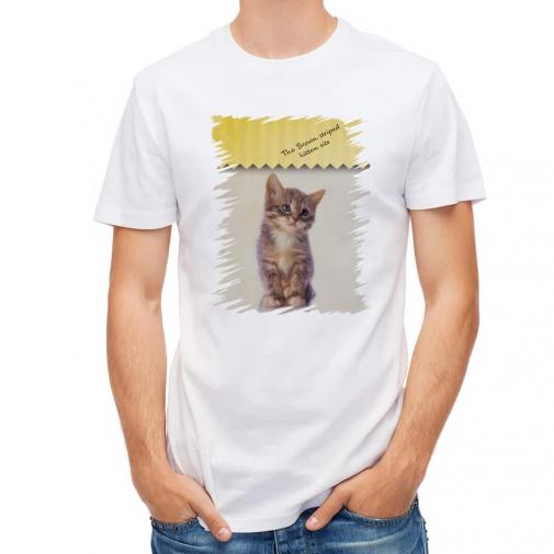 【Tシャツ】kitten sits　座る子猫