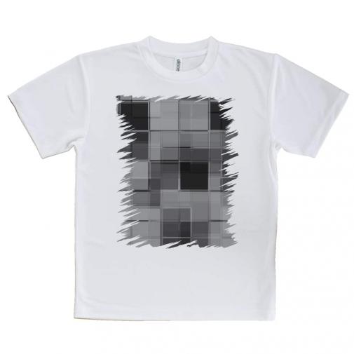 【Tシャツ】クリスタルキューブ　モノトーン