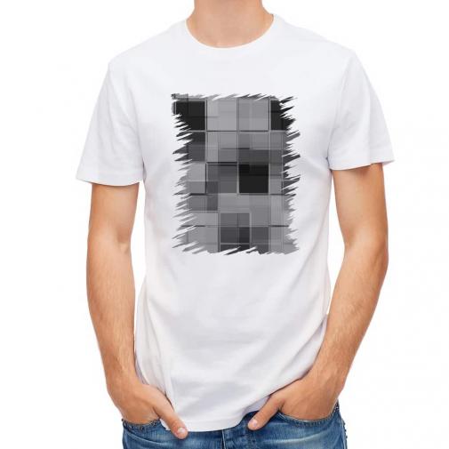 【Tシャツ】クリスタルキューブ　モノトーン