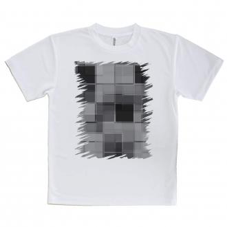 【Tシャツ】クリスタルキューブ　モノトーン