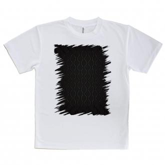 【Tシャツ】波模様　ゴールド