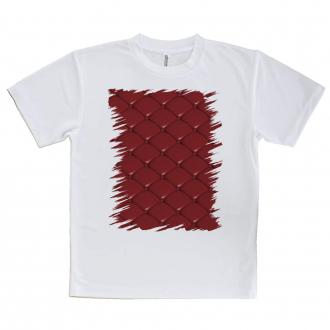 【Tシャツ】立体キューブ　レッド