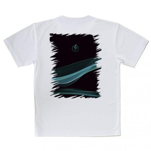 【Tシャツ】ファイヤー充電!　ブルー