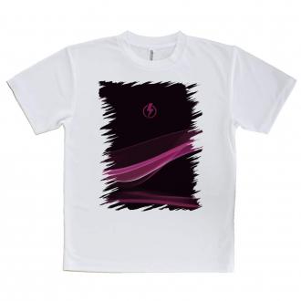 【Tシャツ】ファイヤー充電!　ロイヤルマゼンタ