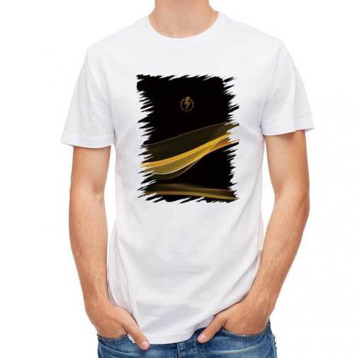 【Tシャツ】ファイヤー充電!　ゴールド