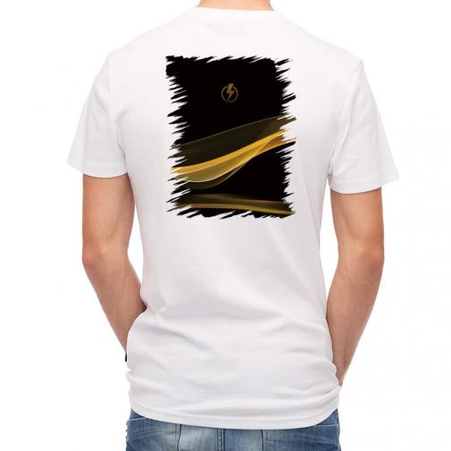 【Tシャツ】ファイヤー充電!　ゴールド