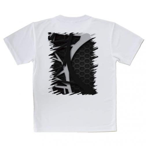 【Tシャツ】鉄網板とホワイト&ブラックのバンド
