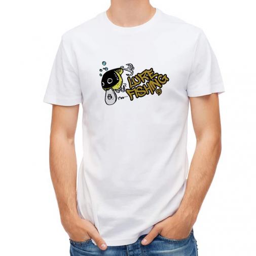 【Tシャツ】【釣りざんまい】ありそでなさそなクランクベイト　ホワイト