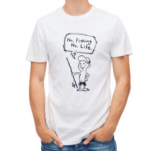 【Tシャツ】【釣りざんまい】釣りのない人生なんて考えられないとつぶやくアングラー