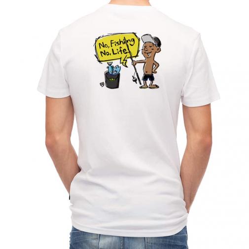 【Tシャツ】【釣りざんまい】ノーフィッシングノーライフアングラー