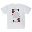 【Tシャツ】モノトーンなバラ